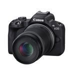 CanonEOSR50AparatFotoMirrorlessKitcuRFS1845mmF4563ISSTMsiRFS55210mmF571ISSTMNegru