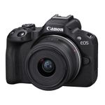 CanonEOSR50AparatFotoMirrorlessKitcuRFS1845mmF4563ISSTMsiRFS55210mmF571ISSTMNegru