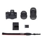 CanonEOSR50AparatFotoMirrorlessKitcuRFS1845mmF4563ISSTMsiRFS55210mmF571ISSTMNegru