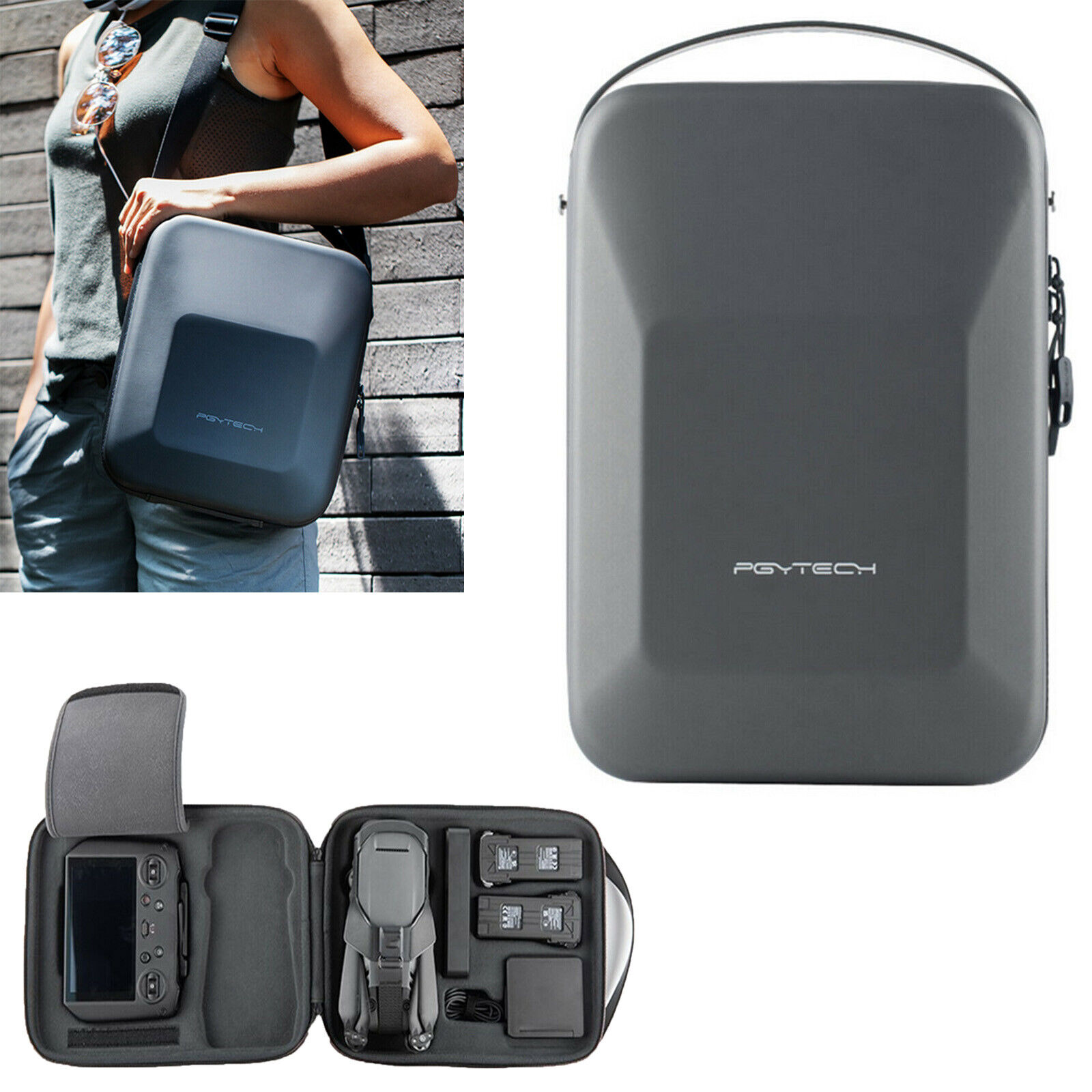 Pgytech Air 3 P-45a-010 – Custodia Da Trasporto Per Drone Con Protezione Impermeabile E Imbottitura
