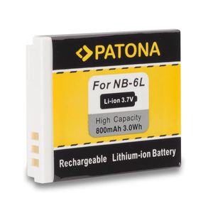 Patona Acumulator Replace Li-Ion pentru Canon NB-6L 800mAh 3.7V