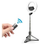 Kathay-Lampa-Led-Bicolor-Circulara-cu-Telecomanda-si-Minitrepied-Extensibil-70cm