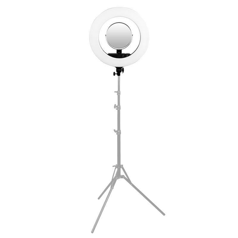 Caruba-Round-Vlogger-Lampa-LED-Inelara-18-inch-cu-Geanta-Negru.4