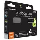 Panasonic Acumulatori Eneloop Pro tip R6 AA de2500mAh set 4buc + Carcasa