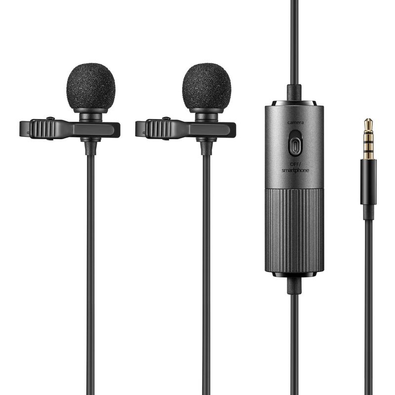 Godox-LMD-40C-Dublu-Microfon-Omnidirectional-Lavaliera