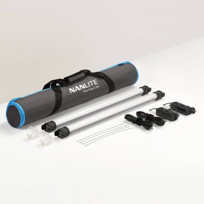 Nanlite Pavotube II 15C Kit 2 Lampi LED RGBWW Tube Light