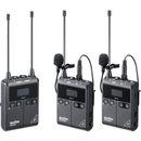 Godox WMicS1 Kit Sistem Wireless UHF cu 2 Transmitatoare cu Microfoane Lavaliera si 1 Receptor