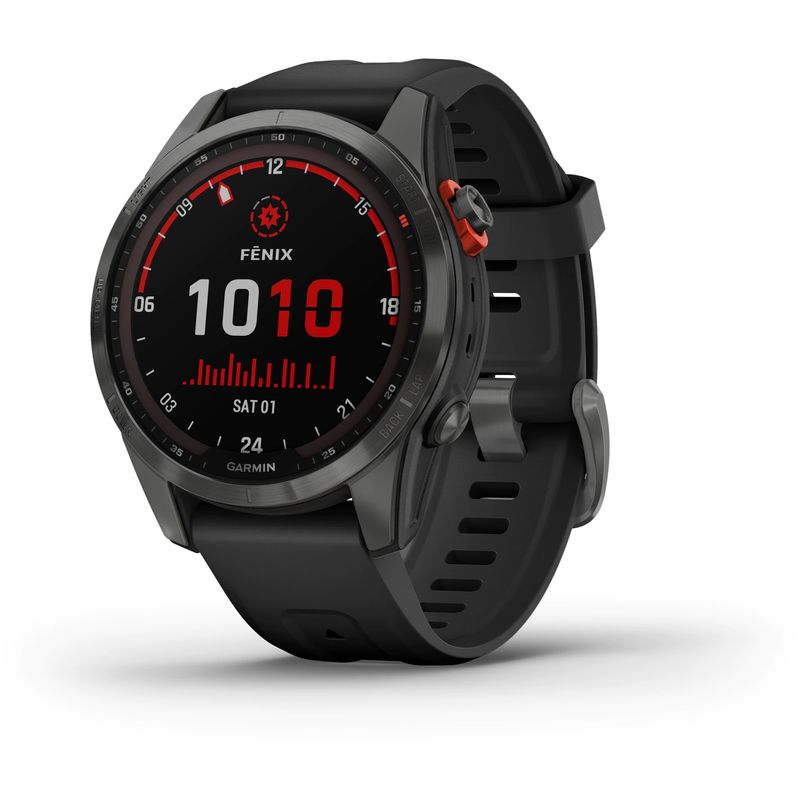 Garmin-Fenix-7S-Solar-Smartwatch-42-mm-Slate-Gray-Black