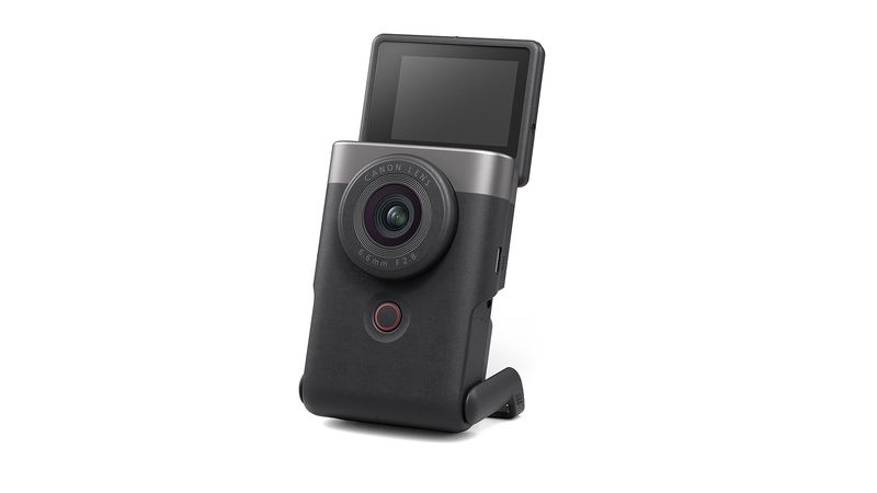 Canon Powershot V10 Camera Video Basic Vlogging Kit Silver- F64.ro