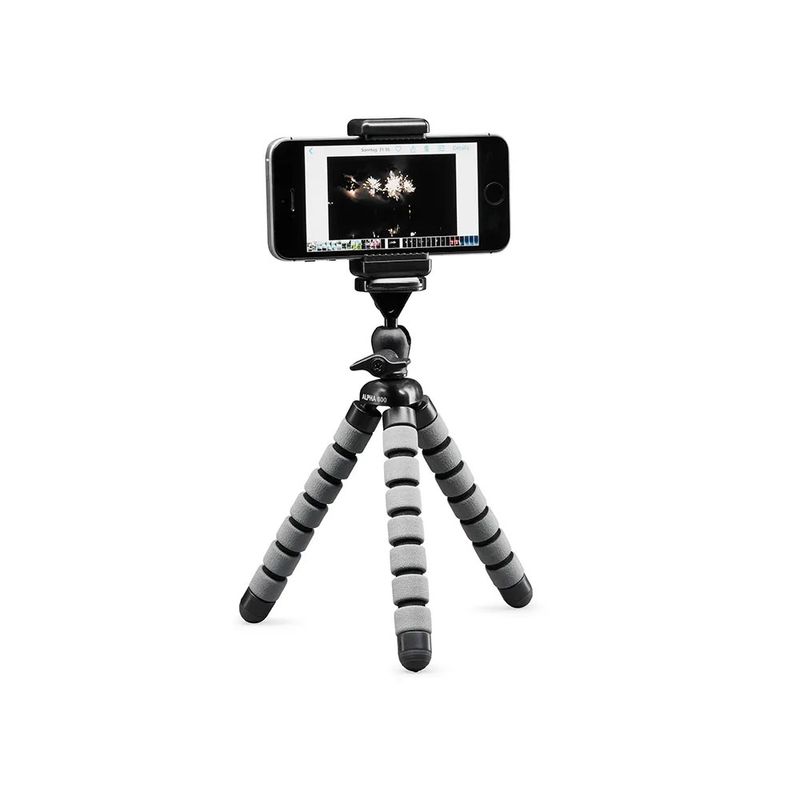 Cullmann-ALPHA-600-Mobile-Minitrepied-Flexibil-cu-Suport-de-Telefon-Gri.01