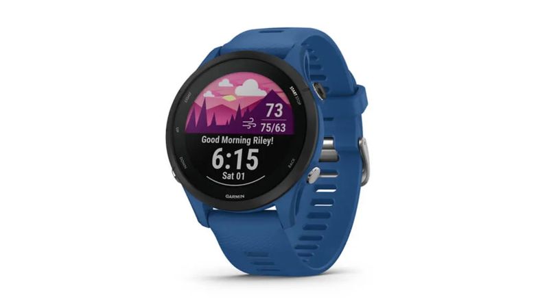 Garmin Forerunner 255 青 GARMIN デジタル腕時計 青 Forerunner 255 | スマートウォッチ