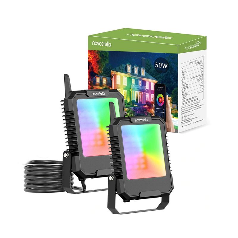 Novostella-Set-2-Proiectoare-Smart-LED-RGB-50W-Sincronizare-Muzica-IP66-Waterproof