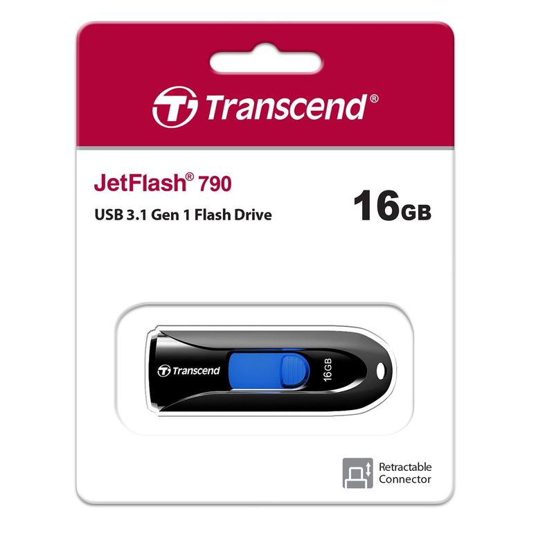 TranscendJetFlashStickUSB16GBUSB30Negru