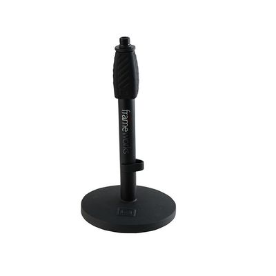 Gator Frameworks Stativ pentru Microfon cu Baza Rotunda si Sistem Twist Clutch