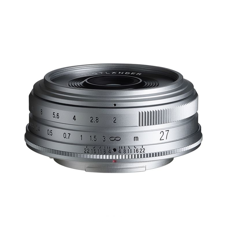 Voigtlander-Ultron-27mm-F2-Obiectiv-Foto-Mirrorless-Montura-FujiFilm-X-Argintiu