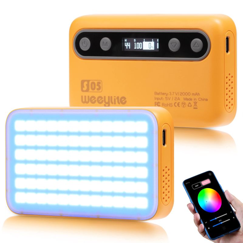 Viltrox-Weeylite-S05-Lampa-Video-LED-RGB-Portabila-Orange.5