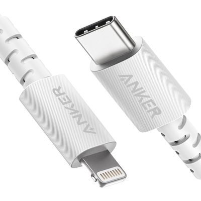 Anker PowerLine Select+ Cablu  USB-C la Lightning 1,8 m Alb