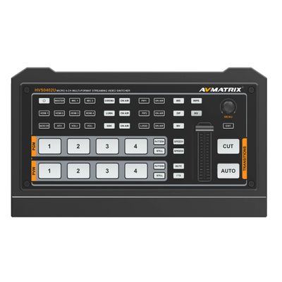 Avmatrix HVS0402U Switcher Video cu 4 Canale pentru Streaming Live