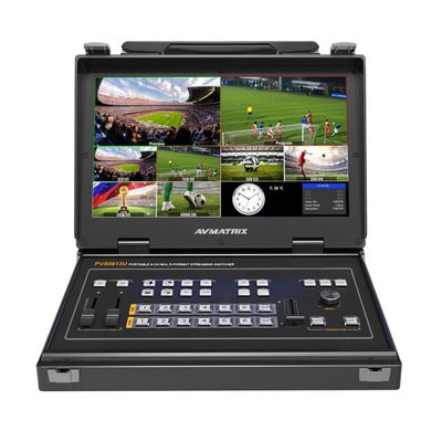 Avmatrix PVS0613U Switcher Portabil cu 6 Canale SDI/HDMI Multi-Format Streaming