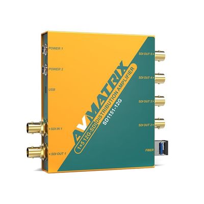 Avmatrix SD1151 12G 1×5 12G SDI Reclocking Distribution Amplifier