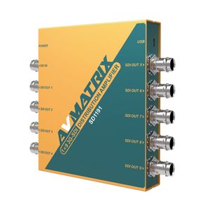 AVMATRIX SD1191 1×9 SDI Reclocking Distribution Amplifier