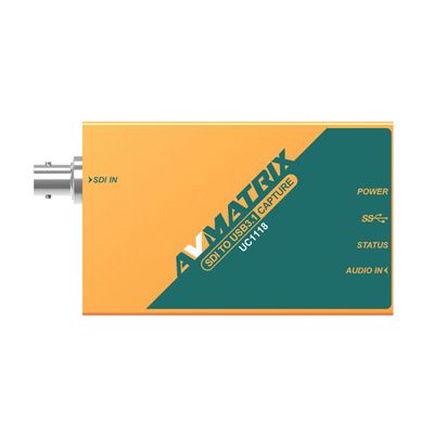 Avmatrix UC1118 SDI la USB3.1 TYPE-C Uncompressed Video Capture