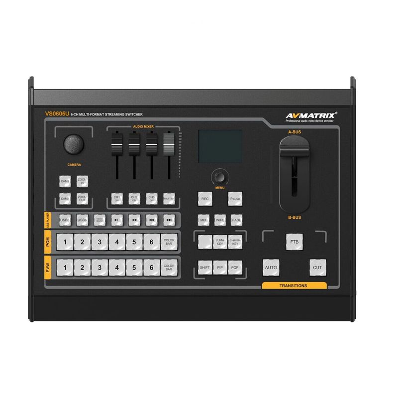 Avmatrix-VS0605U-Switcher-Multi-format-cu-6-Canale-pentru-Streaming-SDI-HDMI