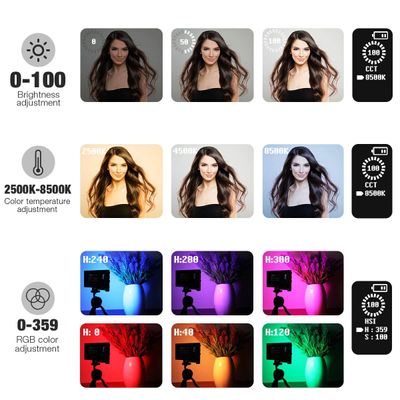 K&F Concept Full-color RGB Fill Light- Lampa LED RGB