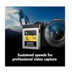 LexarCFexpressPROCarddeMemorieTypeB1TGoldSeriesR1900W1500mbs