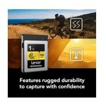 LexarCFexpressPROCarddeMemorieTypeB1TGoldSeriesR1900W1500mbs