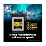 LexarCFexpressPROCarddeMemorieTypeB1TGoldSeriesR1900W1500mbs
