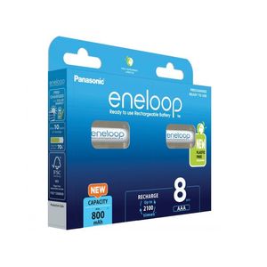 Panasonic Eneloop Acumulatori 8 x R03 AAA 800mAh