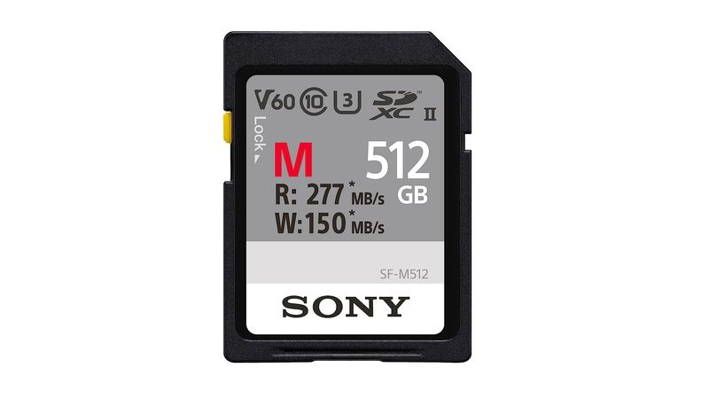 Sony SDXC 512Gb Class 10 277MBp/s UHS II V60 SF-M512-F64.ro - F64.ro