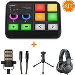 Kit Podcast Audio-Video cu Rode Streamer X + Microfon Rode Podmic + Accesorii