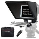 DesviewT12Teleprompter12SmartphoneTabletacuFilmareVerticala