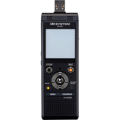 OM System WS-883 (8GB) Reportofon Stereo cu Baterii Ni-MH Reincarcabile