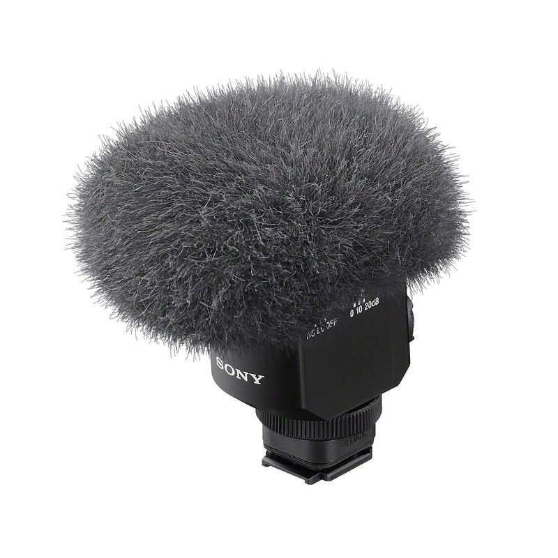 2.-ECM-M1-Microphone-with-windscreen-side-view