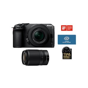 Nikon Z 30 Aparat Foto Mirrorless 20,9 MP Kit cu Obiectiv 16-50mm DX f/3.5-6.3 VR  + 50-250mm DX f/4.5-6.3 VR