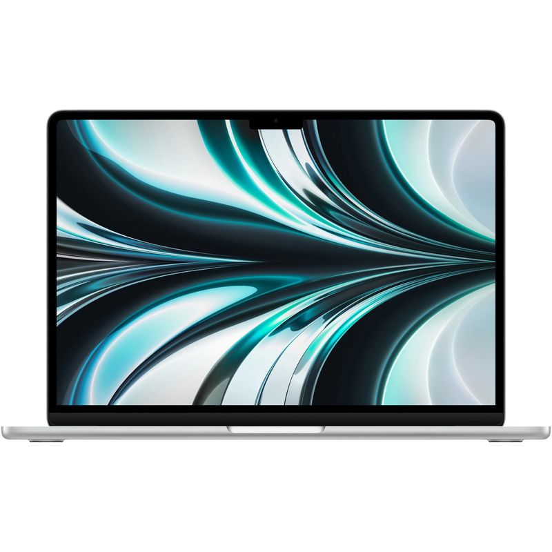 MacBookAir13LaptopcuProcesorAppleM28nucleeCPUsi10nucleeGPU8GBRAM512GBSSDROKBSilver