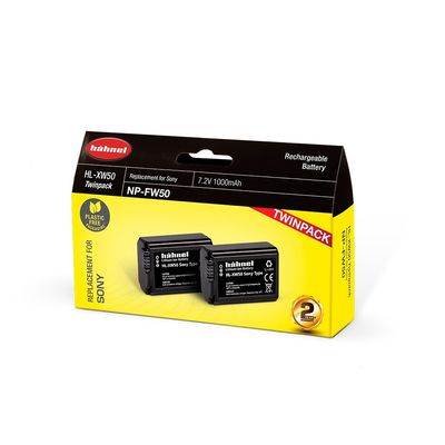 Hahnel HL-XW50 Acumulator Li-Ion tip Sony NP-FW50 Twin Pack