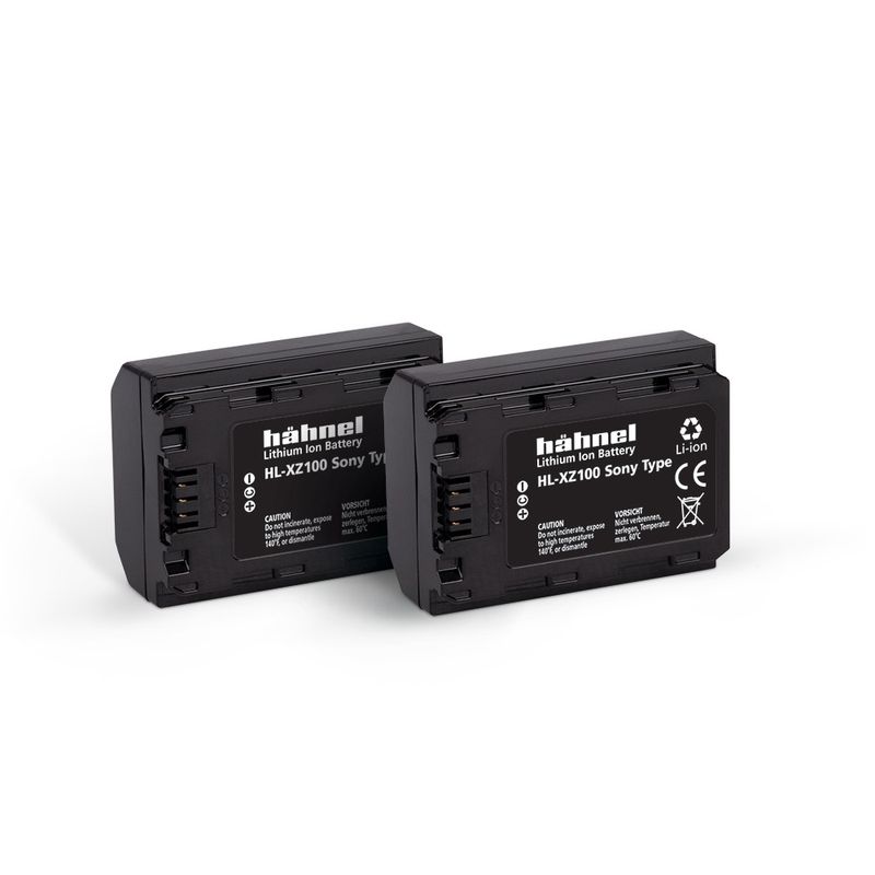 Hahnel-HL-XZ100-Acumulator-Li-Ion-tip-Sony-Twin-Pack