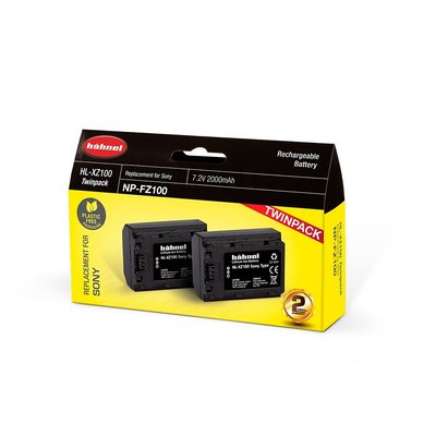 Hahnel HL-XZ100 Acumulator Li-Ion tip Sony NP-FZ100 Twin Pack