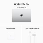 AppleMacBookPro14cuProcesorM2Pro10nucleeCPUsi16nucleeGPU16GBRAM512GBSSDROKBSilver