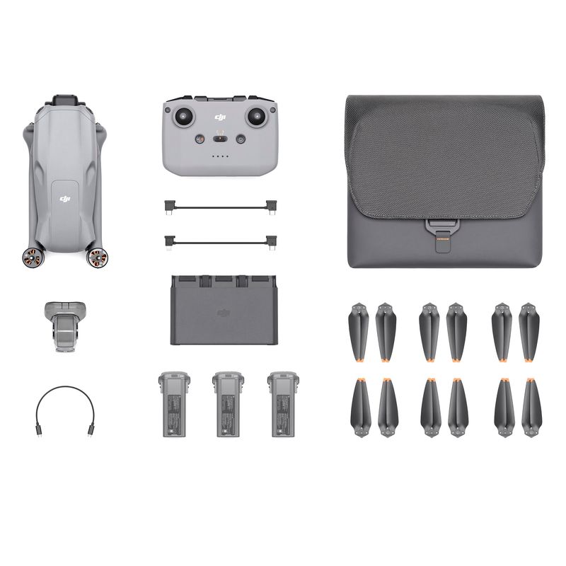 DJIAir3Drona4KcuTelecomandaDJIRCN2FlyMoreCombo