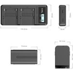 SmallRig3823Kit2AcumulatoritipSonyNPF970siIncarcator