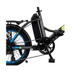 ArgentoPiumaBicicletaAsistataElectricBlueShimanoTourney7vitezeMotor250WPliabila