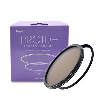 Kenko Pro1D+ Instant Action Set Filtru Densitate Variabila 3-450 + C-PL cu Inel Adaptor 62mm