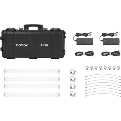 Godox TP2R KNOWLED Pixel RGB LED Tube Light 60cm (4-Light Kit)