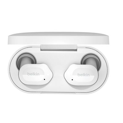 Belkin SoundForm Play AUC005BTWH Casti Bluetooth Alb