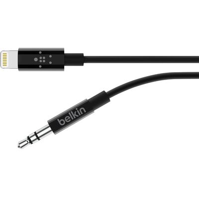 Belkin AV10172bt03-BLK Cablu Audio Lightning-3.5mm Negru